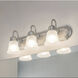 Independence 3 Light 24 inch Brushed Nickel Wall Mt Bath 3 Arm Wall Light