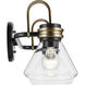 Farum 2 Light 19.25 inch Black Vanity Light Wall Light