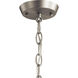 Kennewick 5 Light 18.5 inch Brushed Nickel Chandelier 1 Tier Medium Ceiling Light