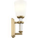 Rosalind 1 Light 5 inch Brushed Natural Brass Wall Sconce Wall Light