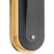 Tauri LED 5.25 inch Lacquered Brass Wall Sconce Wall Light