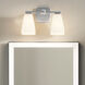 Marant 2 Light 14.25 inch Chrome Vanity Light Wall Light