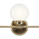 Benno 3 Light 24.5 inch Champagne Bronze Bath Bracket Wall Light, 3 Arm