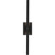 Nocar LED 30 inch Black Textured Outdoor Wall, Large