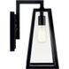 Delison 1 Light 14 inch Black Outdoor Wall Sconce