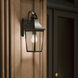 Cleary 1 Light 16 inch Textured Black Outdoor Wall Light