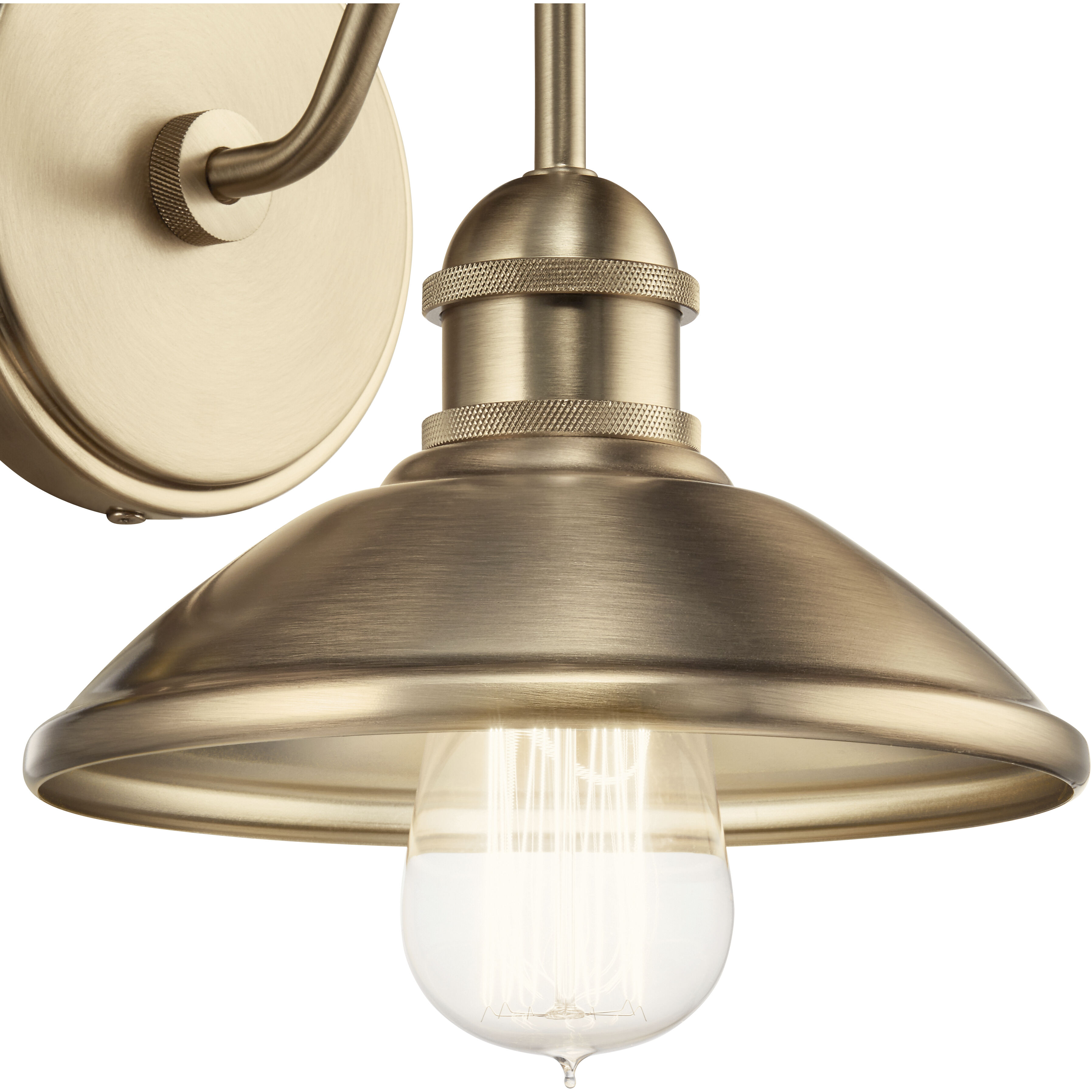 Clyde 1 Light 7.5 inch Champagne Bronze Wall Sconce Wall Light