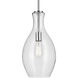 Everly 1 Light Chrome Pendant Ceiling Light