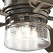 Lyndon 52 inch Olde Bronze with Medium Walnut Blades Ceiling Fan