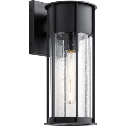 Camillo 1 Light 15 inch Textured Black Outdoor Wall Mount, Medium