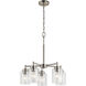 Winslow 5 Light 19.75 inch Brushed Nickel Chandelier 1 Tier Small Ceiling Light, Small