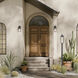 Prin 1 Light 16.75 inch Black Outdoor Wall Light, Medium