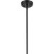 Everly 1 Light Black Pendant Ceiling Light