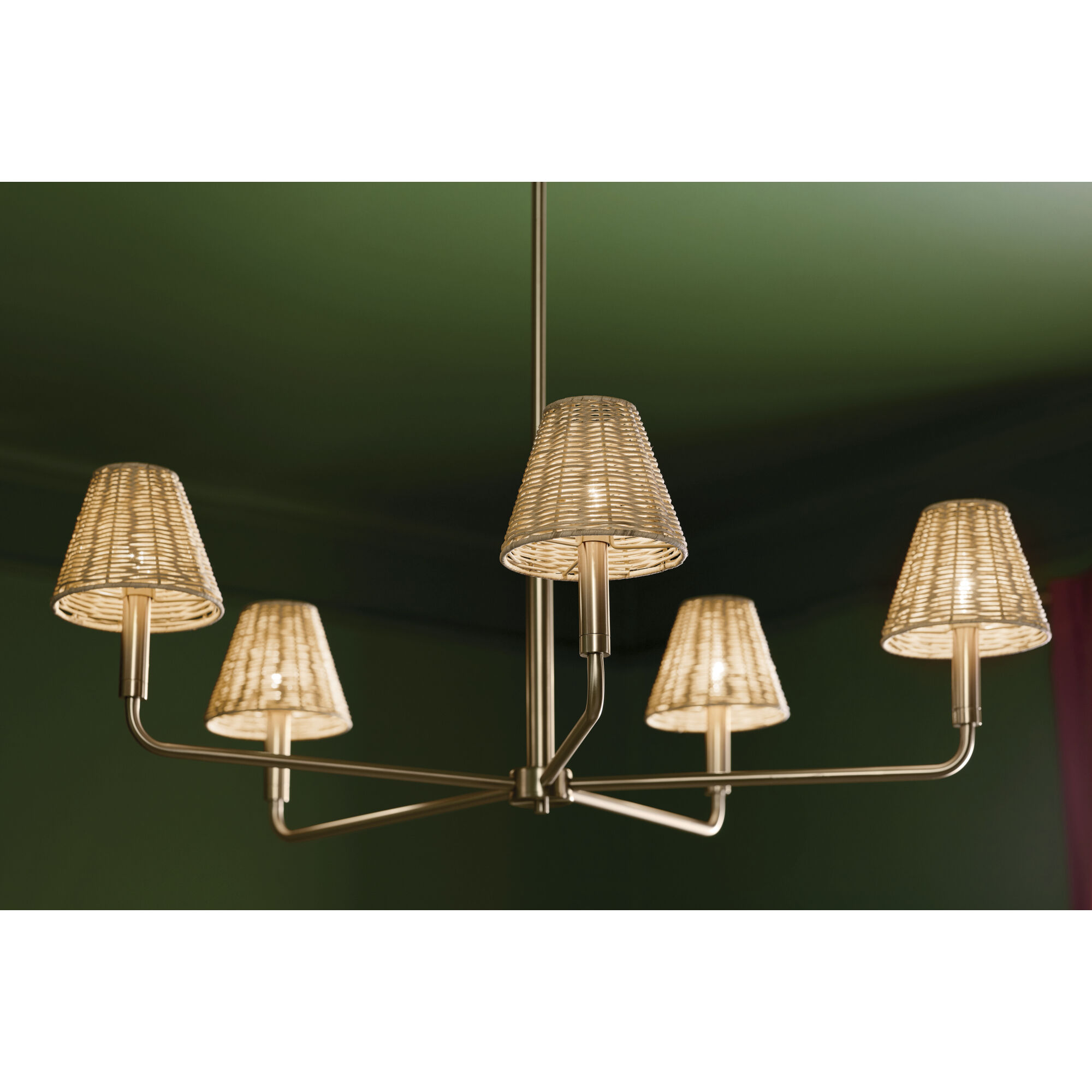 Bekah 5 Light Champagne Bronze Chandelier Ceiling Light