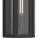 Berens 1 Light 16 inch Textured Black Outdoor Wall Light