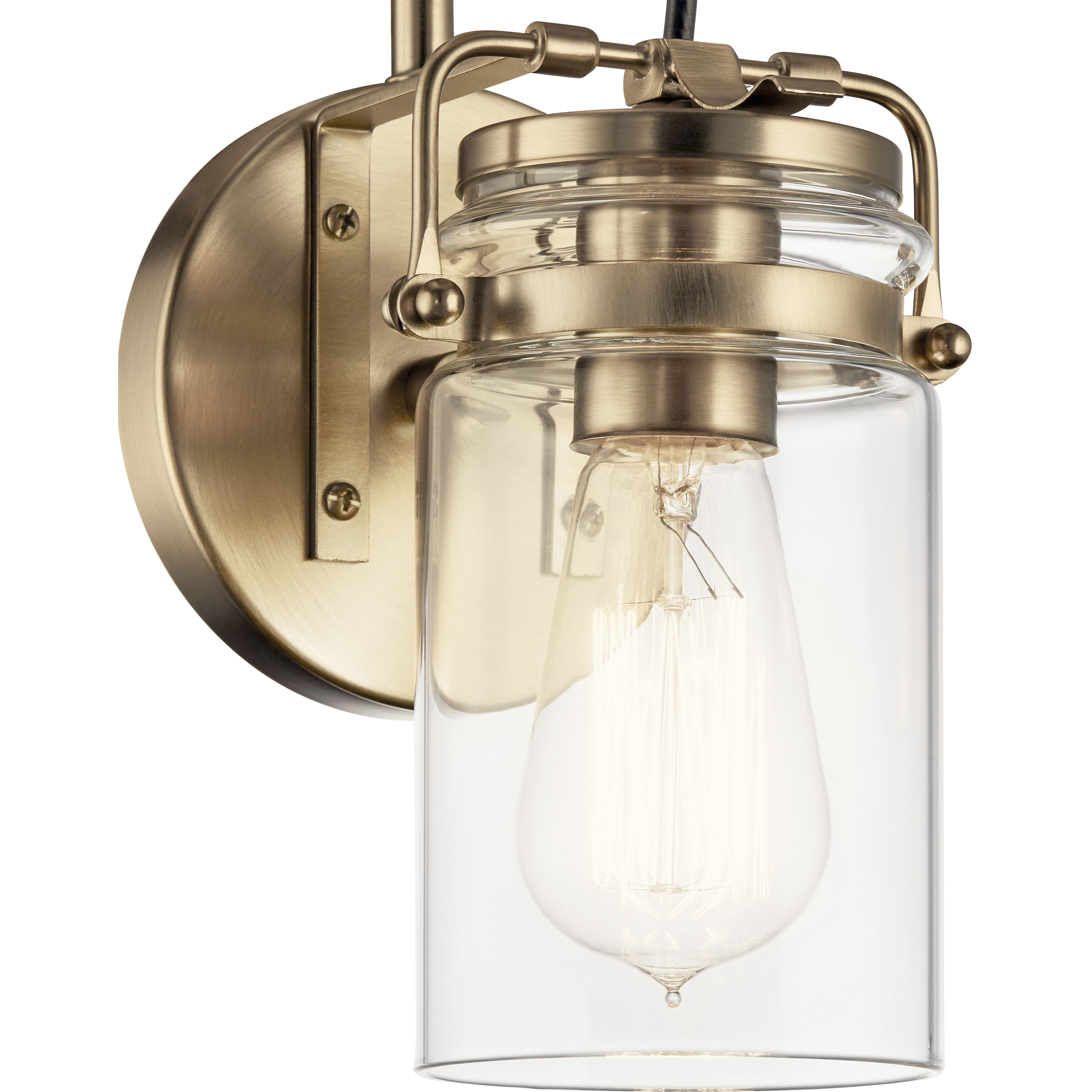 Brinley 1 Light 5 inch Champagne Bronze Wall Sconce Wall Light