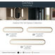 Daines LED 32.75 inch Champagne Bronze Bath Bar Wall Light