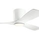 Volos 48 inch Matte White Ceiling Fan