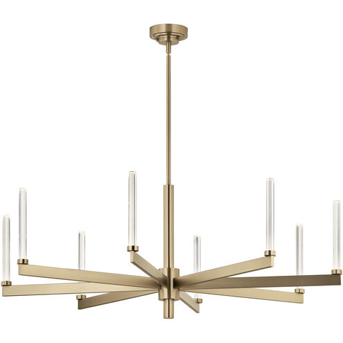 Sycara LED Champagne Bronze Chandelier Ceiling Light, 1 Tier Large