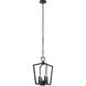 Abbotswell 4 Light 14 inch Black Pendant Ceiling Light