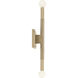 Odensa LED Champagne Bronze Wall Sconce Wall Light in Brushed Gold and Champagne Bronze