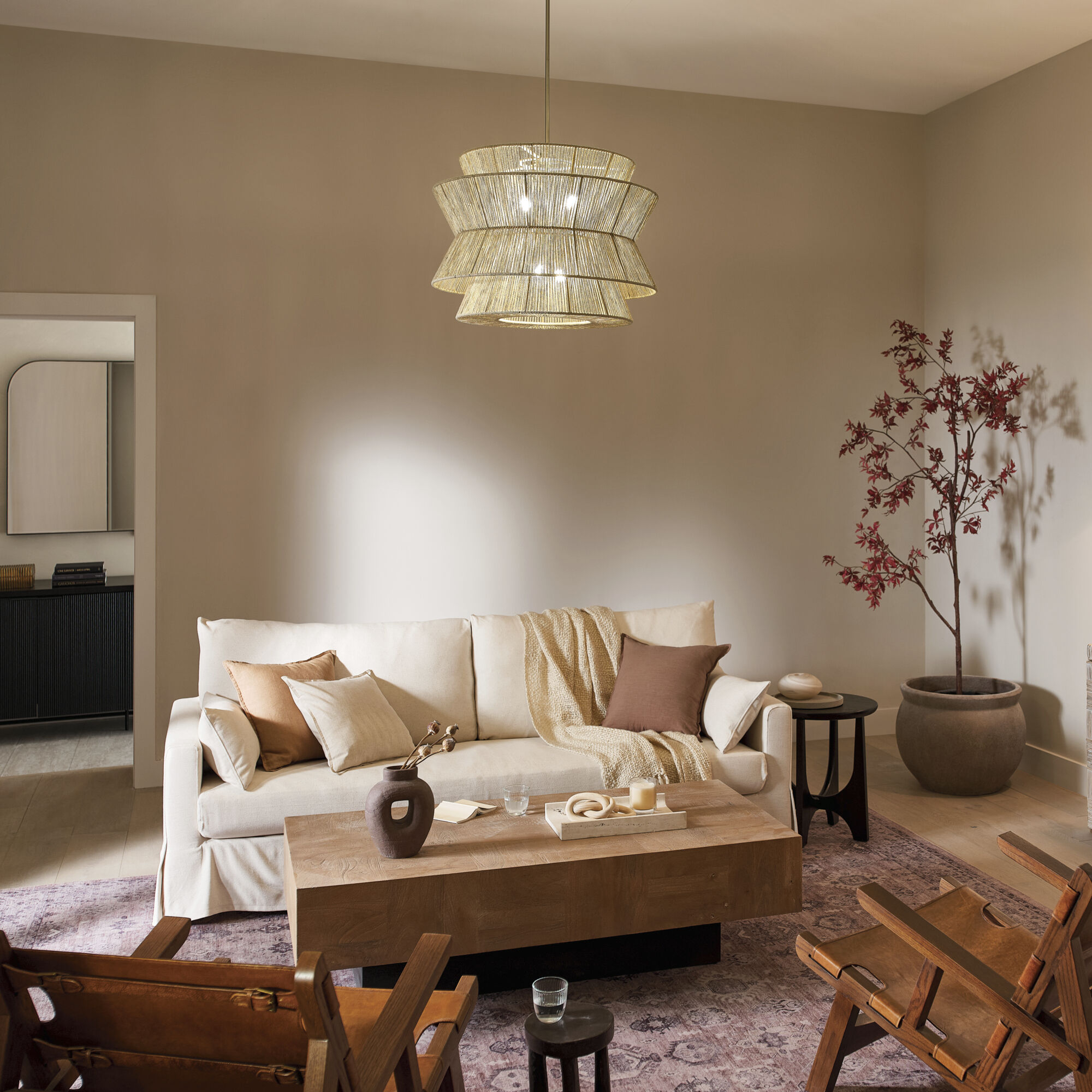 Ophira 4 Light Champagne Bronze Pendant Ceiling Light