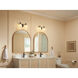 Erma 2 Light 13.5 inch Olde Bronze Bath Vanity Light Wall Light, 2 Arm