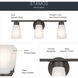 Stamos 3 Light 22 inch Olde Bronze Bath Vanity Light Wall Light, 3 Arm