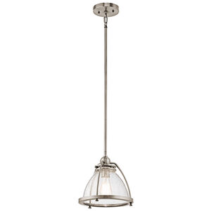 Silberne 1 Light 10 inch Classic Pewter Pendant Ceiling Light