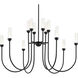 Moraine LED Black Chandelier Ceiling Light