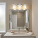 Crosby 3 Light 23 inch Chrome Wall Mt Bath 3 Arm Wall Light
