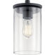 Crosby 1 Light 6 inch Black Mini Pendant Ceiling Light