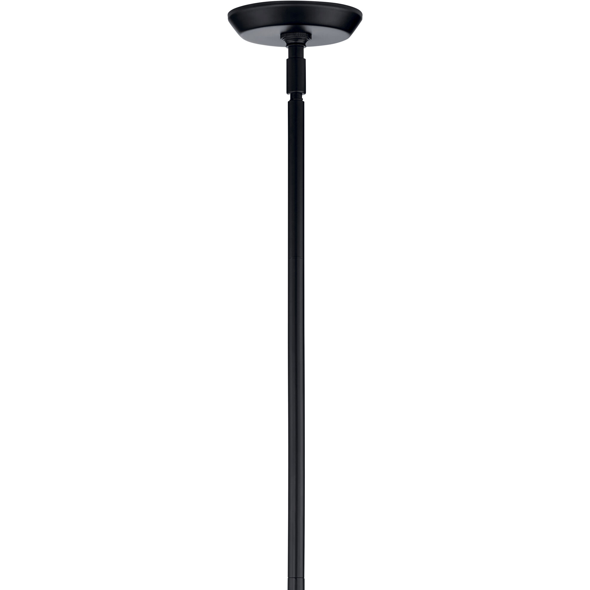 Cassius 4 Light 5.25 inch Black Chandelier Ceiling Light, Convertible