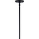 Cassius 4 Light 5.25 inch Black Chandelier Ceiling Light, Convertible