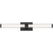 Laurene LED 31 inch Black Linear Bath Bar Wall Light, Large