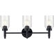Madden 3 Light 24 inch Black Wall Mount Bath Wall Light, 3 Arm