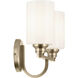 Gioe 2 Light 14.25 inch Champagne Bronze Vanity Light Wall Light