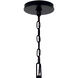 Malene 6 Light Black Chandelier Ceiling Light, 1 Tier Medium