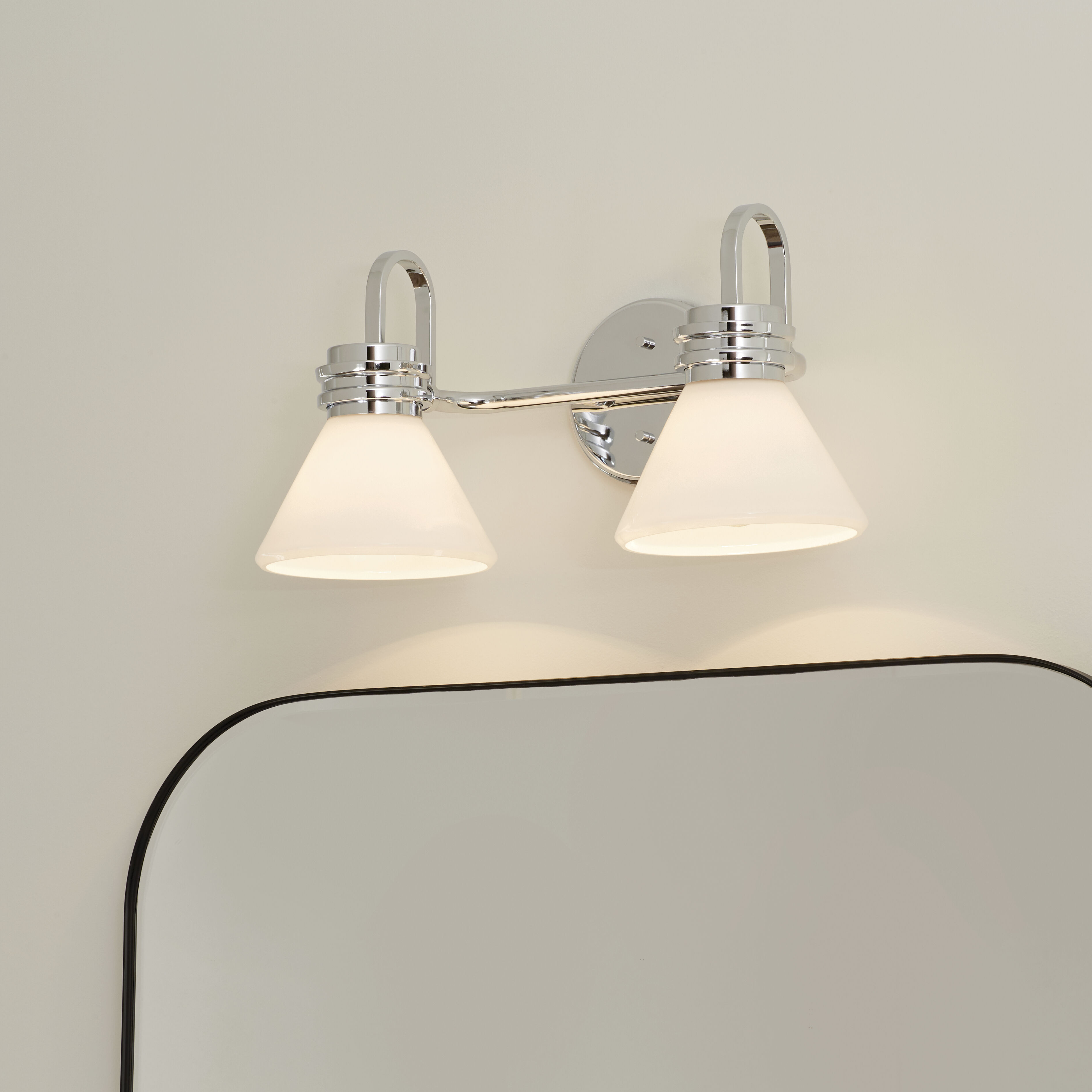 Farum LED 19.25 inch Chrome Bathroom Vanity Light Wall Light