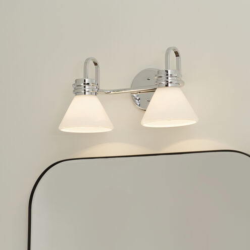 Farum LED 19.25 inch Chrome Bathroom Vanity Light Wall Light