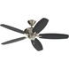 Renew Es 52 inch Brushed Stainless Steel with Silver Blades Ceiling Fan
