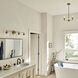 Winslow 3 Light Natural Brass Mini Chandelier Ceiling Light