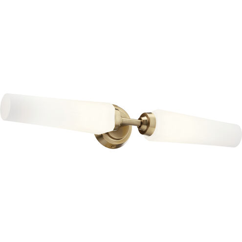 Truby 2 Light 25.75 inch Champagne Bronze Bath Vanity Light Wall Light