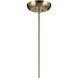 Moraine LED Champagne Bronze Chandelier Ceiling Light