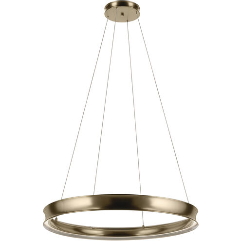 Larousse LED Champagne Bronze Chandelier Ceiling Light