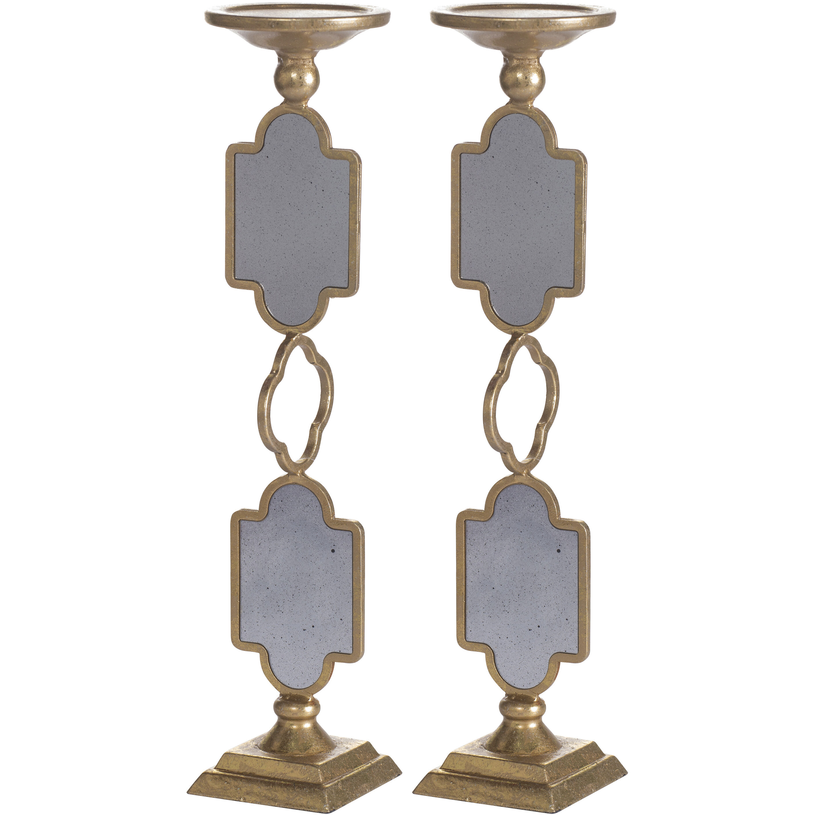 Cleo 16.7 X 3.9 inch Candleholder, Set of 2
