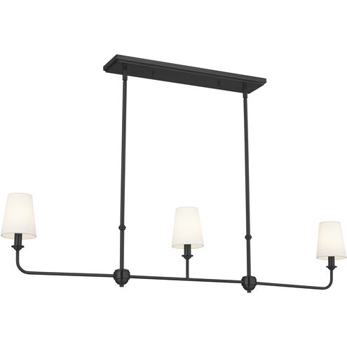 Pallas 3 Light 4.5 inch Black Chandelier Ceiling Light