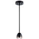 Baland LED 4 inch Black Mini Pendant Ceiling Light