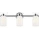 Shae 3 Light 24.25 inch Chrome Vanity Light Wall Light