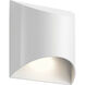 Wesley LED 8 inch White Outdoor Wall, Small